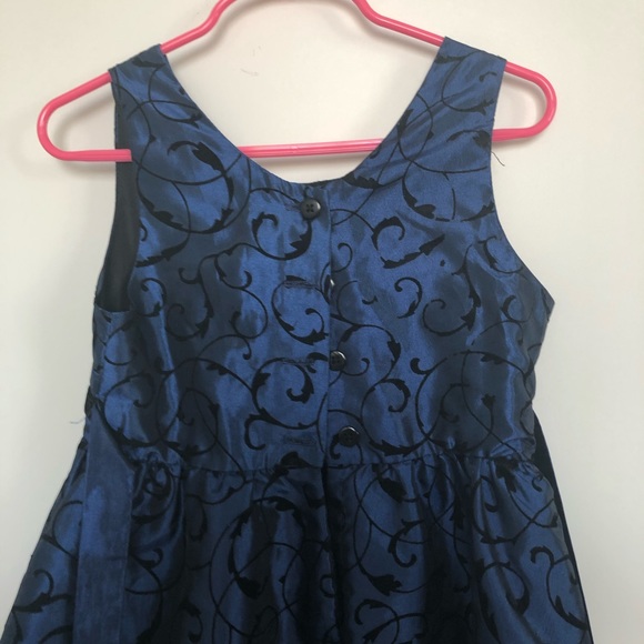 Girls Blue Dress - Picture 2 of 4